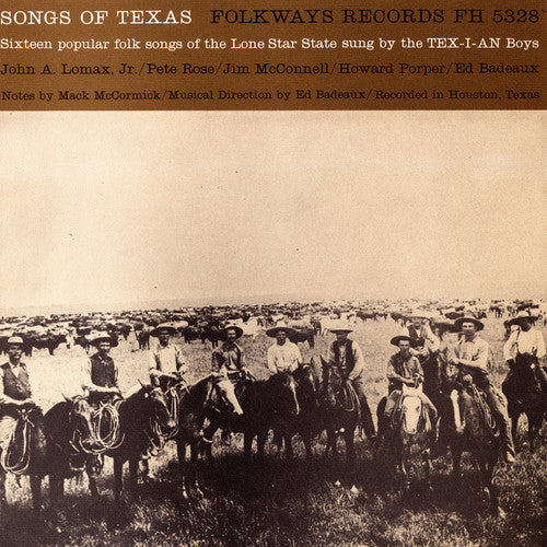the album cover for The Tex-I-An Boys - Songs of Texas