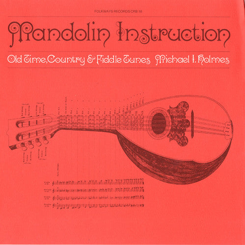 the album cover for Michael Holmes - Mandolin Instruction: Old Time Country Fiddle