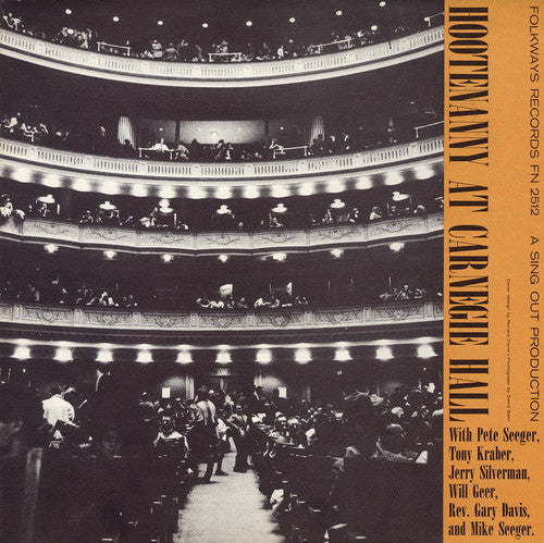 the album cover for Hootenanny At Carnegie Hall - Hootenanny Carnegie Hall / Various