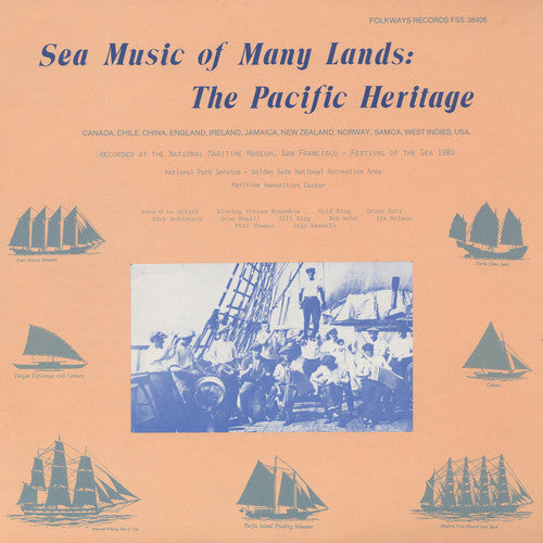the album cover for Sea Music Of Many Lands The Pacific Heritage - Sea Music Many Lands / Various