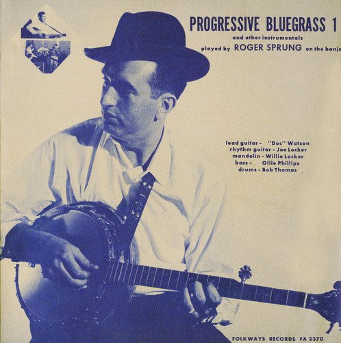 the album cover for Roger Sprung - Progressive Bluegrass and Other Instrumentals - Vo