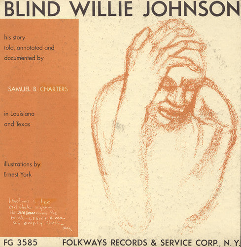 the album cover for Blind Willie Johnson - His Story Told, Annotated and Documented