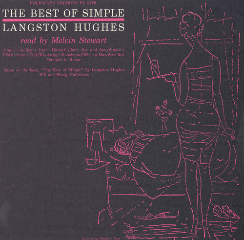 the album cover for Melvin Stewart - Langston Hughes' the Best of Simple