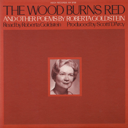 the album cover for Roberta Goldstein - The Wood Burns Red and Other Poems