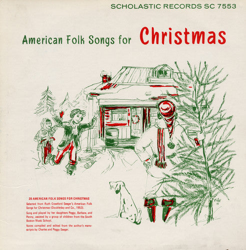 the album cover for The Seeger Sisters - American Folk Songs for Christmas