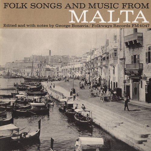 the album cover for Folk Songs & Music From Malta - Folk Songs Malta / Various