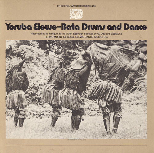 the album cover for Yoruba Bata Drums Elewe Music & Dance - Yoruba Bata Drums: Elewe / Various