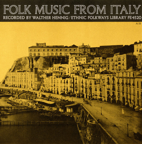 the album cover for Folk Music From Italy - Folk Music from Italy / Various