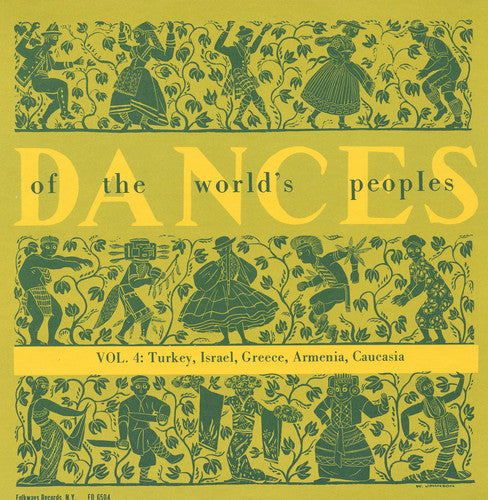 the album cover for Dances Of The World's Peoples - World's Peoples 4 / Various