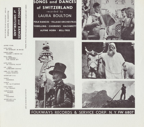 the album cover for Songs & Dances Of Switzerland - Songs of Switzerland / Various