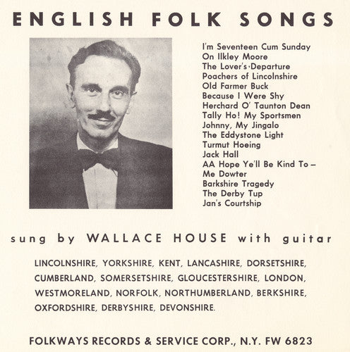 the album cover for Wallace House - English Folk Songs