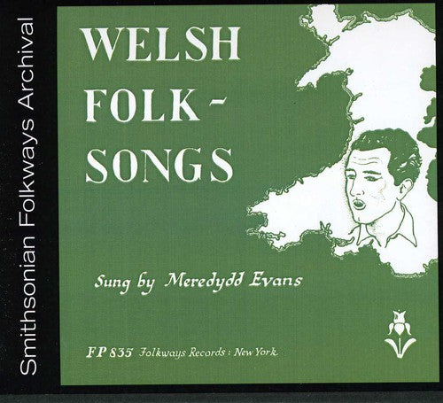the album cover for Meredydd Evans - Welsh Folk Songs