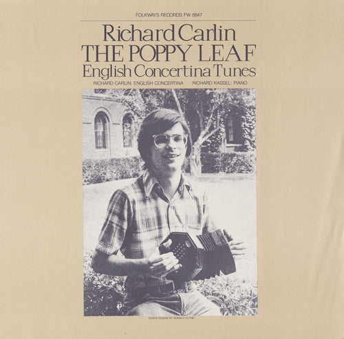 the album cover for Richard Carlin - Poppy Leaf: English Concertina Tunes