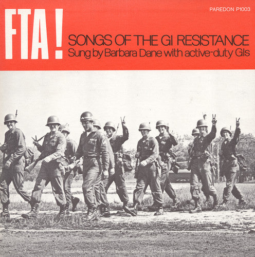 the album cover for Barbara Dane - Fta! Songs of the Gi Resistance