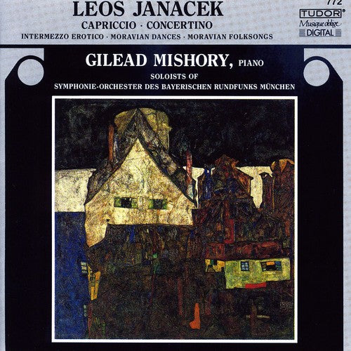 the album cover for L. JANACEK - 3 Mahrische Tanze / 15 Mahrische Volkslieder