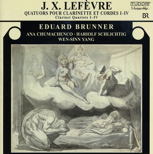 the album cover for Eduard Brunner - Quartets for Clarinet & String Trio 1-4