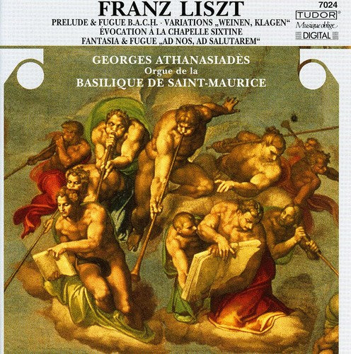 the album cover for F. LISZT - Organ Works / Basilika Saint-Maurice