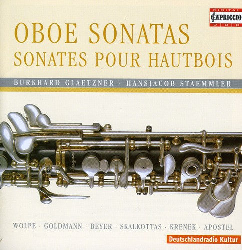 the album cover for BURKHARD GLAETZNER - Oboe Concertino / Oboe Sonata