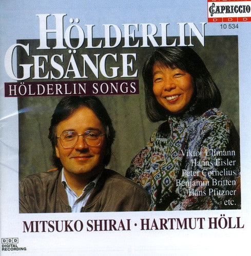 the album cover for Mitsuko Shirai - Holderlin Songs