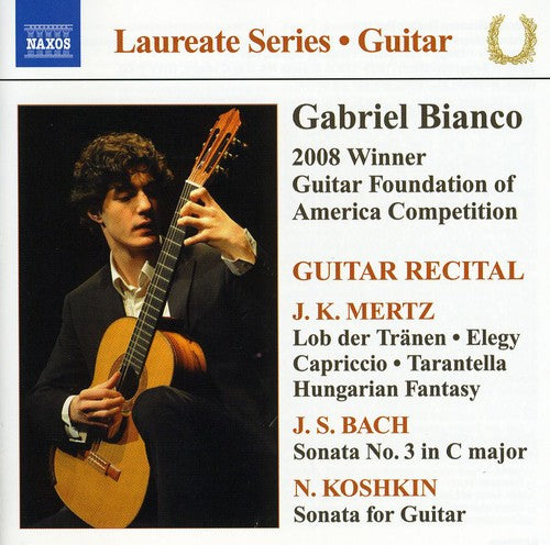the album cover for Gabriel Bianco - Laureate Guitar Series: Guitar Recital