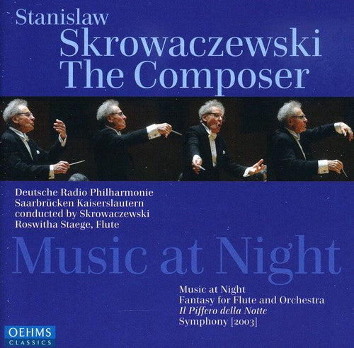 the album cover for S. Skrowaczewski - Music at Night