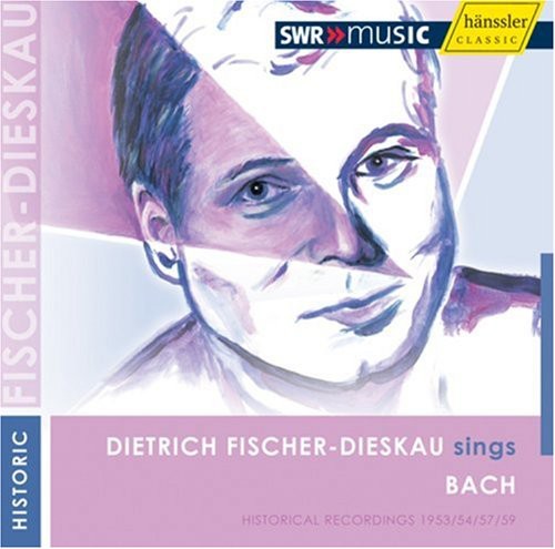 the album cover for DIETRICH FISCHER-DIESKAU - Sings Bach