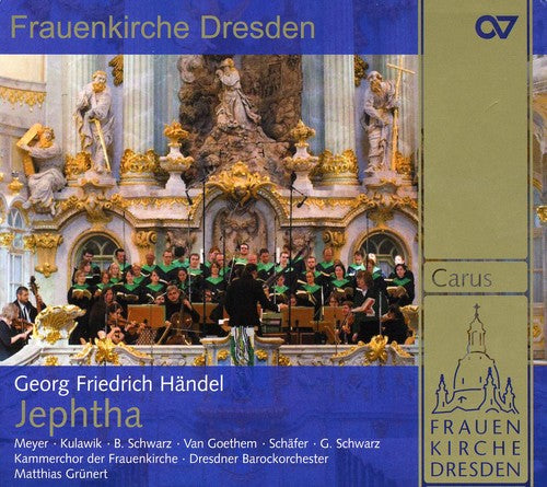 the album cover for G.F. Handel - Jephtha