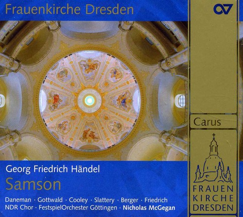the album cover for G.F. Handel - Samson