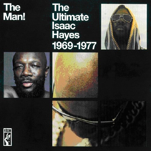 the album cover for Isaac Hayes - The Man!: The Ultimate Isaac Hayes 1969-1977