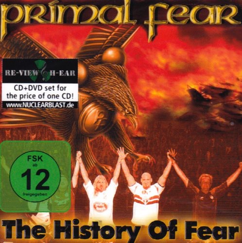 the album cover for Primal Fear - History Of Fear [Import]