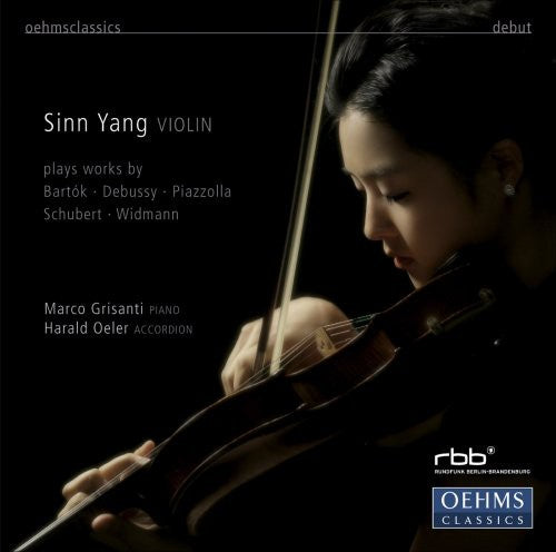 the album cover for Debussy/Schubert/Bartok/Widman - Sinn Yang Violin