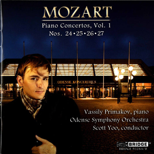 the album cover for Vassily Primakov - Primakov Plays Mozart Concertos