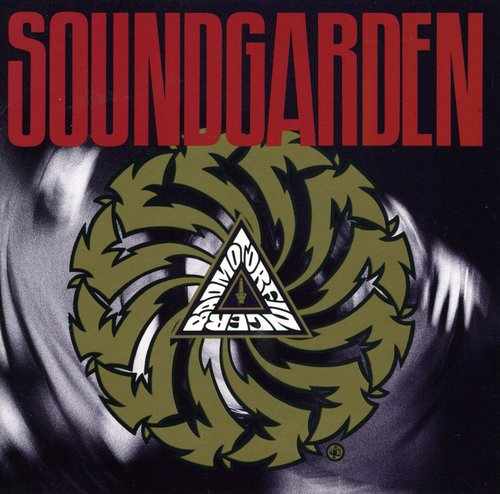 the album cover for Soundgarden - Badmotorfinger