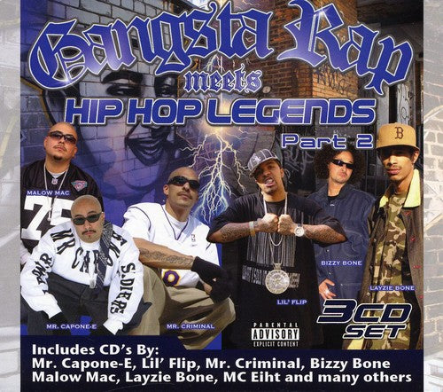 the album cover for Hi Power Presents - Gangsta Rap Meets Hip-hop Legends [Pt. 2]