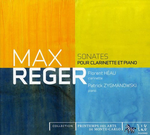 the album cover for M. REGER - Clarinet Sonatas [Digipak]