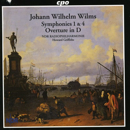 the album cover for J.W. Wilms - Symphonies 1 & 4 / Overture in D