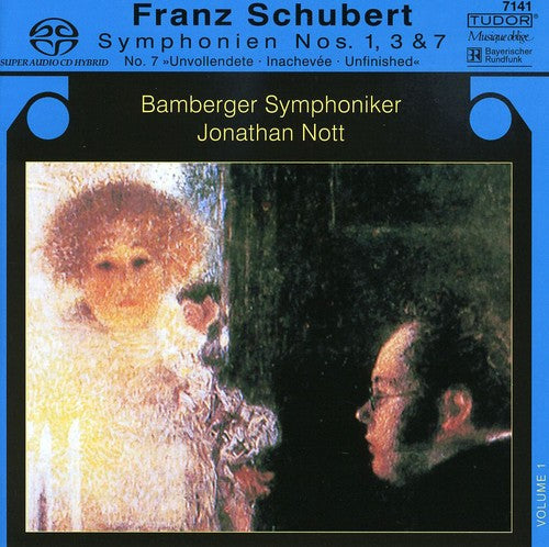 the album cover for F. SCHUBERT - Symphonies 1 3 & 7