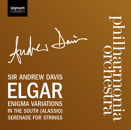 the album cover for Sir Andrew Davis - Variations on An Original Theme for Orchestra