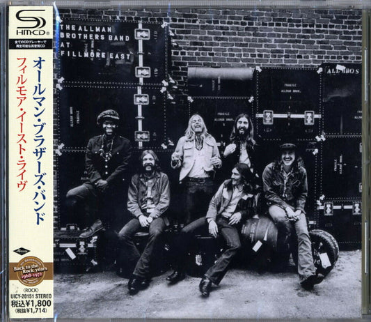 the album cover for The Allman Brothers Band - Allman Brothers Live at Fillmore East