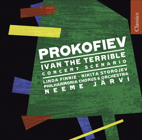 the album cover for Neeme JÃ¤rvi - Ivan the Terrible: Concerto Scenario