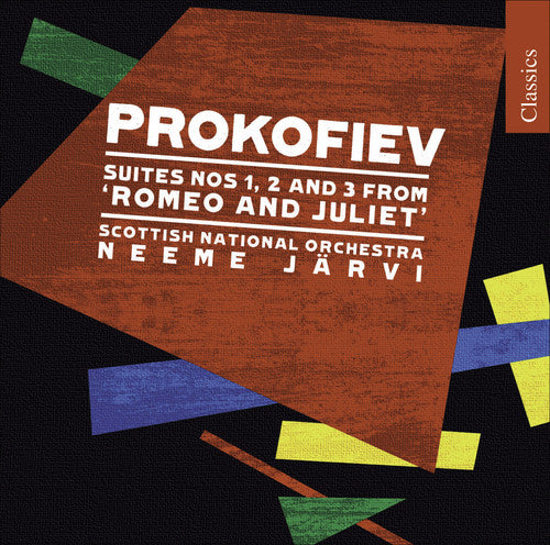 the album cover for Neeme JÃ¤rvi - Suites Nos 1 2 & 3
