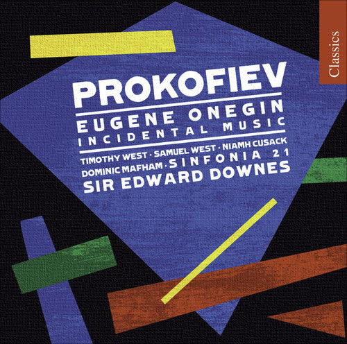 the album cover for Sir Edward Downes - Eugene Onegin Op 71