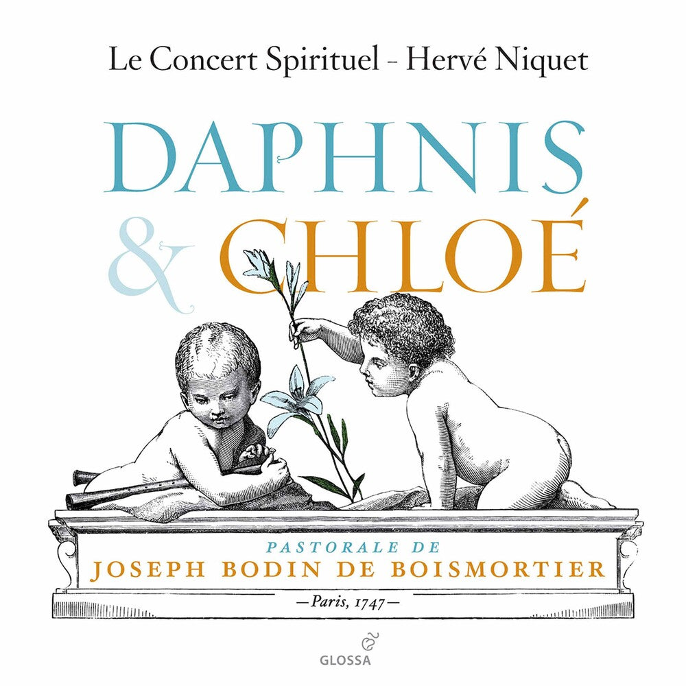 the album cover for Boismortier / Mechaly / Duthoit / Geslot / Fechner - Daphnis Et Chloe