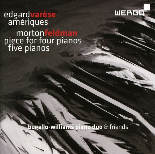 the album cover for Varese/Feldman - Ameriques / Piece for Four Pianos - Five Pianos