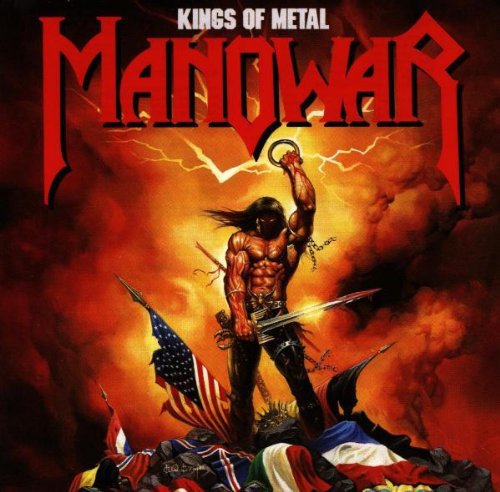 the album cover for Manowar - Kings of Metal