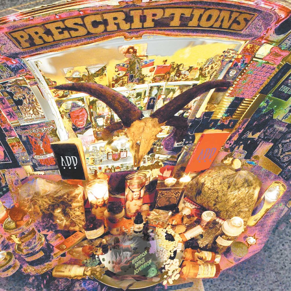 the album cover for Hank 3s Attention Deficit Domination - Attention Deficit Domination