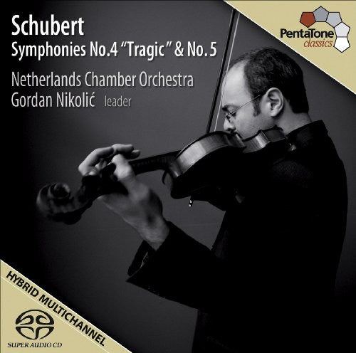 the album cover for Gordan Nikolic - Symphonies Nos 4&5