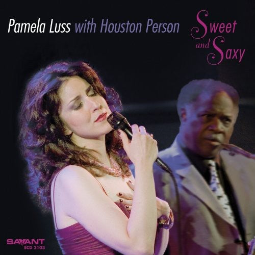 the album cover for Pamela Luss - Sweet and Saxy