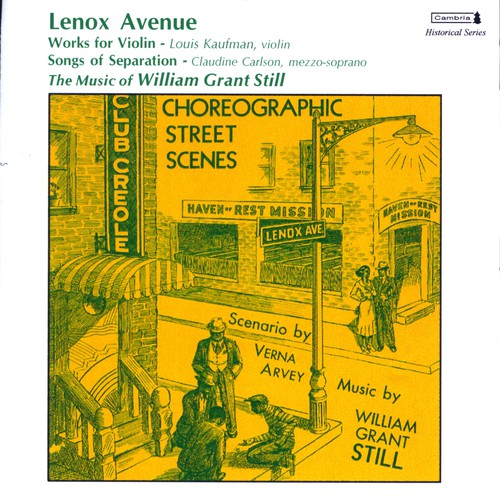 the album cover for Henry Svedrofsky - Lennox Avenue: William Grant
