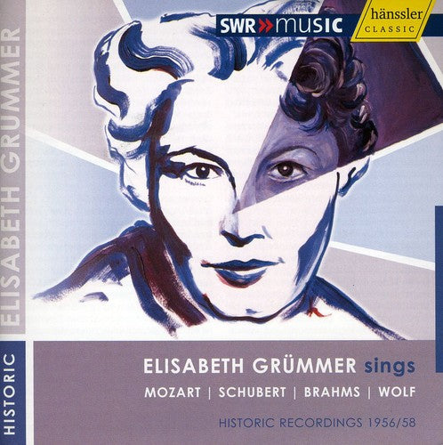 the album cover for Elisabeth GrÃ¼mmer - Sings 1956-58